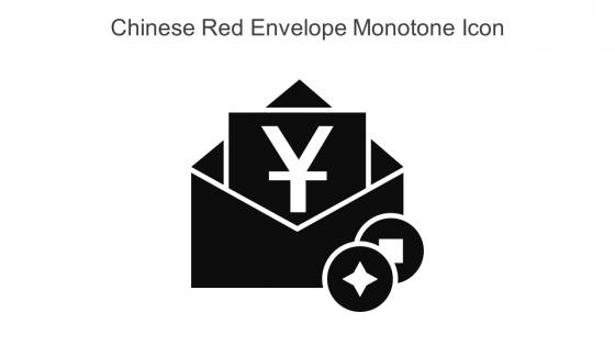 Chinese Red Envelope Monotone Icon In Powerpoint Pptx Png And Editable Eps Format