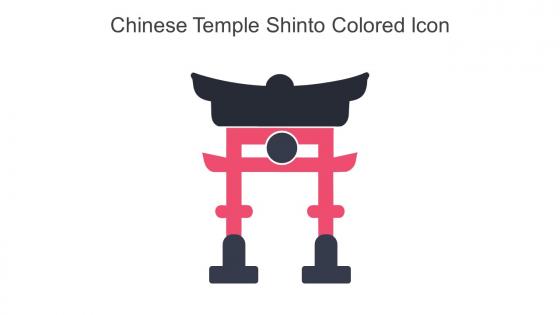 Chinese Temple Shinto Colored Icon In Powerpoint Pptx Png And Editable Eps Format