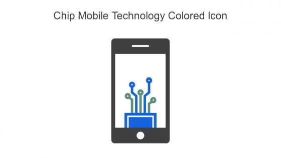 Chip Mobile Technology Colored Icon In Powerpoint Pptx Png And Editable Eps Format
