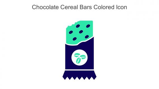Chocolate Cereal Bars Colored Icon In Powerpoint Pptx Png And Editable Eps Format
