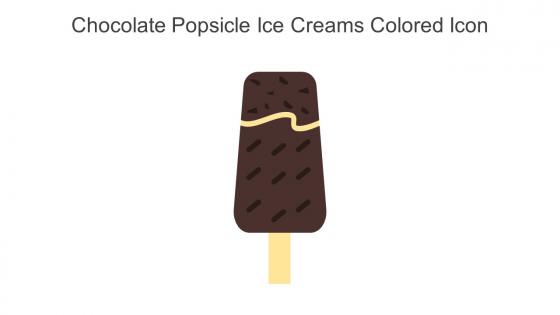 Chocolate Popsicle Ice Creams Colored Icon In Powerpoint Pptx Png And Editable Eps Format