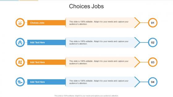 Choices Jobs In Powerpoint And Google Slides Cpb