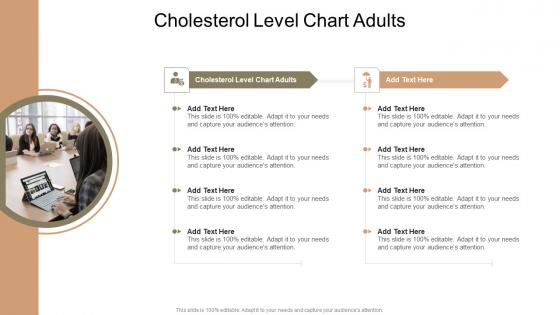 Cholesterol Level Chart Adults In Powerpoint And Google Slides Cpb