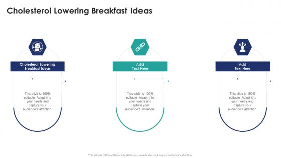 Cholesterol Lowering Breakfast Ideas In Powerpoint And Google Slides Cpb