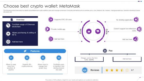 Choose Best Crypto Wallet Metamask Unlocking New Opportunities With NFTs BCT SS