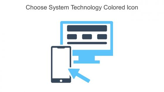 Choose System Technology Colored Icon In Powerpoint Pptx Png And Editable Eps Format
