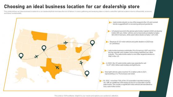 Choosing An Ideal Business Location Car Dealership Industry Introduction