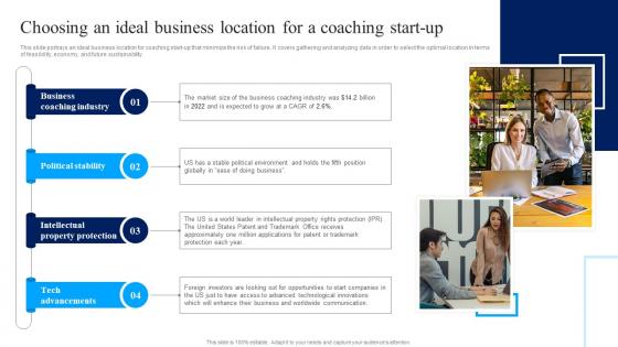 Choosing An Ideal Business Location For A Coaching Start Up Business Plan For Coaching Institute BP SS