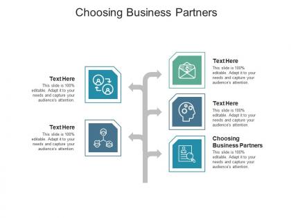 Choosing business partners ppt powerpoint presentation inspiration icon cpb