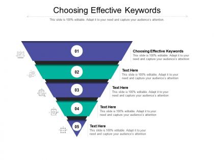 Choosing effective keywords ppt powerpoint presentation show slides cpb