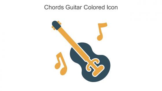 Chords Guitar Colored Icon In Powerpoint Pptx Png And Editable Eps Format