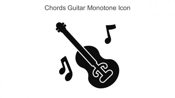 Chords Guitar Monotone Icon In Powerpoint Pptx Png And Editable Eps Format