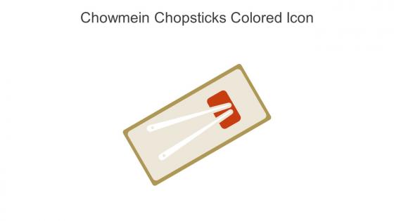 Chowmein Chopsticks Colored Icon In Powerpoint Pptx Png And Editable Eps Format