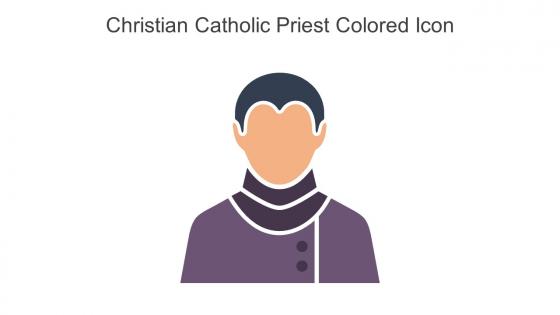 Christian Catholic Priest Colored Icon In Powerpoint Pptx Png And Editable Eps Format