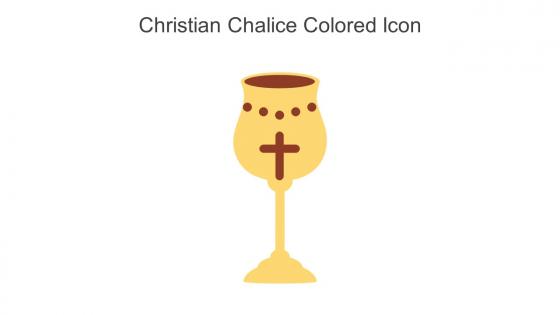 Christian Chalice Colored Icon In Powerpoint Pptx Png And Editable Eps Format