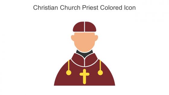 Christian Church Priest Colored Icon In Powerpoint Pptx Png And Editable Eps Format