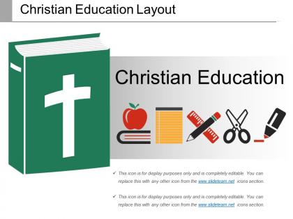Christian education layout