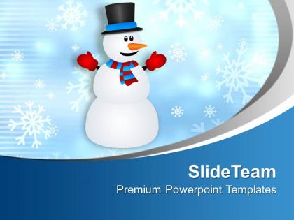 Christmas background snow illustration symbol powerpoint templates ppt backgrounds for slides 0113