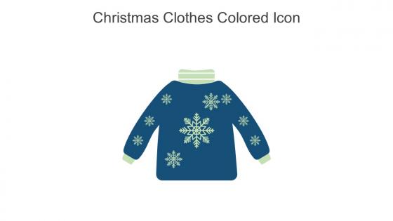 Christmas Clothes Colored Icon In Powerpoint Pptx Png And Editable Eps Format