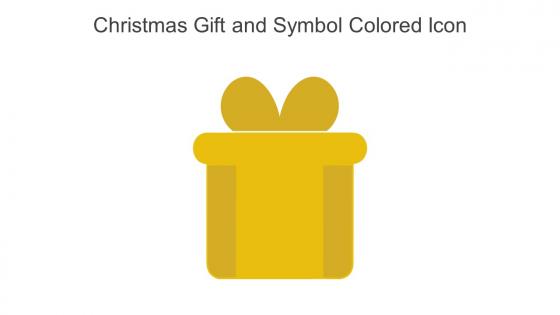 Christmas Gift And Symbol Colored Icon In Powerpoint Pptx Png And Editable Eps Format