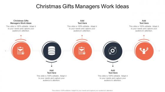 Christmas Gifts Managers Work Ideas In Powerpoint And Google Slides Cpb