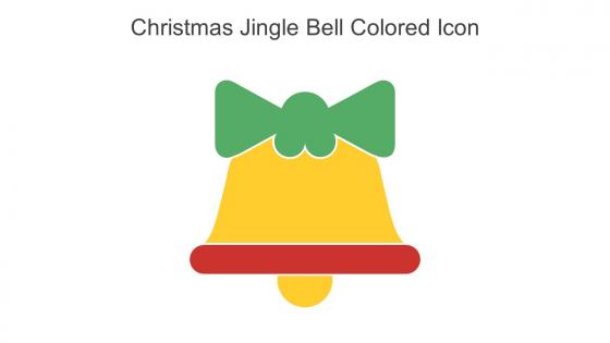 Christmas Jingle Bell Colored Icon In Powerpoint Pptx Png And Editable Eps Format