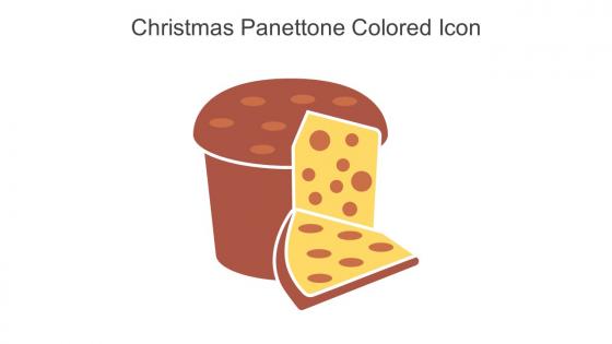 Christmas Panettone Colored Icon In Powerpoint Pptx Png And Editable Eps Format