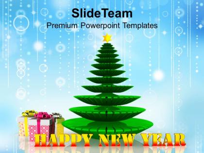 Christmas tree new year powerpoint templates ppt backgrounds for slides 1113