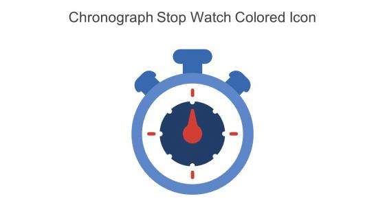 Chronograph Stop Watch Colored Icon In Powerpoint Pptx Png And Editable Eps Format