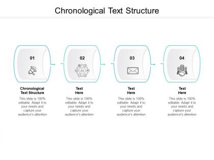Chronological text structure ppt powerpoint presentation pictures files cpb