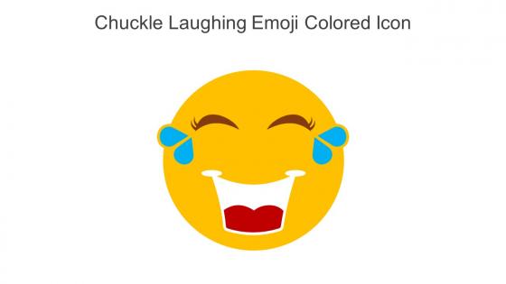 Chuckle Laughing Emoji Colored Icon In Powerpoint Pptx Png And Editable Eps Format