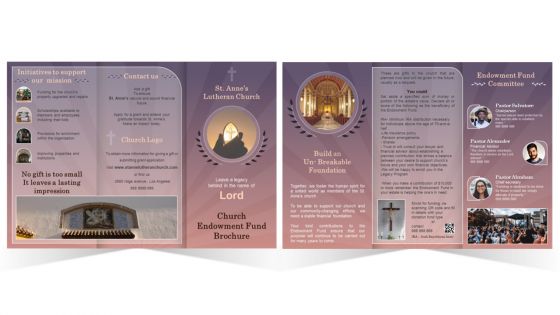 Church Endowment Brochure Trifold