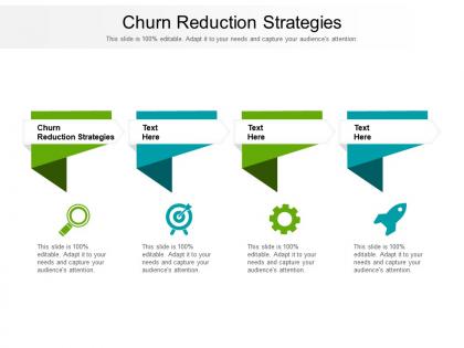 Churn reduction strategies ppt powerpoint presentation inspiration objects cpb