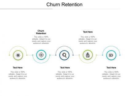 Churn retention ppt powerpoint presentation icon templates cpb