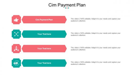 Cim Payment Plan Ppt Powerpoint Presentation Background Cpb