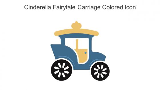 Cinderella Fairytale Carriage Colored Icon In Powerpoint Pptx Png And Editable Eps Format