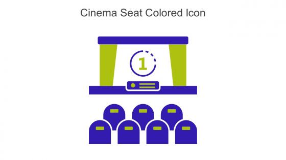 Cinema Seat Colored Icon In Powerpoint Pptx Png And Editable Eps Format