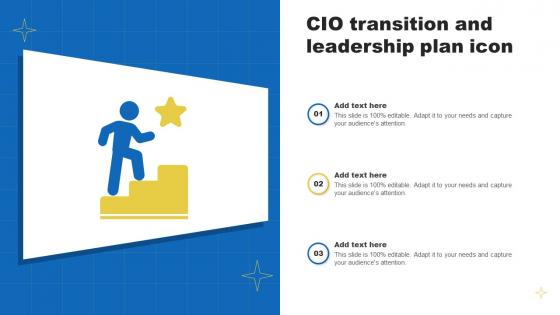 CIO Transition And Leadership Plan Icon