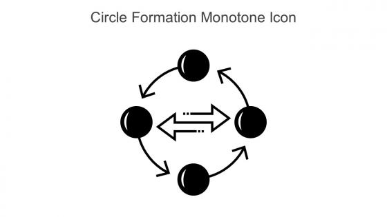 Circle Formation Monotone Icon In Powerpoint Pptx Png And Editable Eps Format