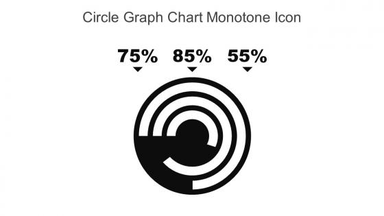 Circle Graph Chart Monotone Icon In Powerpoint Pptx Png And Editable Eps Format