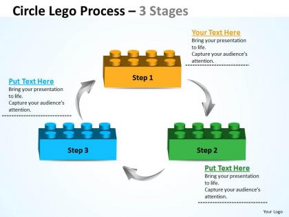 Circle lego process 3 stages 11