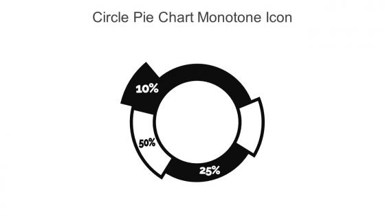 Circle Pie Chart Monotone Icon In Powerpoint Pptx Png And Editable Eps Format