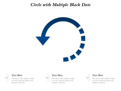 Circle with multiple black dots