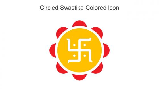 Circled Swastika Colored Icon In Powerpoint Pptx Png And Editable Eps Format