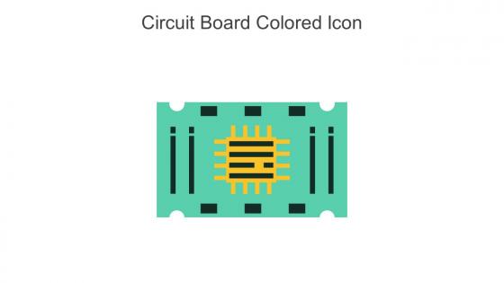 Circuit Board Colored Icon In Powerpoint Pptx Png And Editable Eps Format
