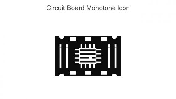 Circuit Board Monotone Icon In Powerpoint Pptx Png And Editable Eps Format