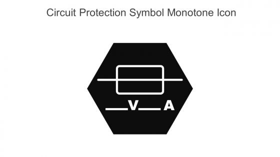Circuit Protection Symbol Monotone Icon In Powerpoint Pptx Png And Editable Eps Format