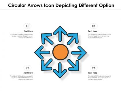 Circular arrows icon depicting different option