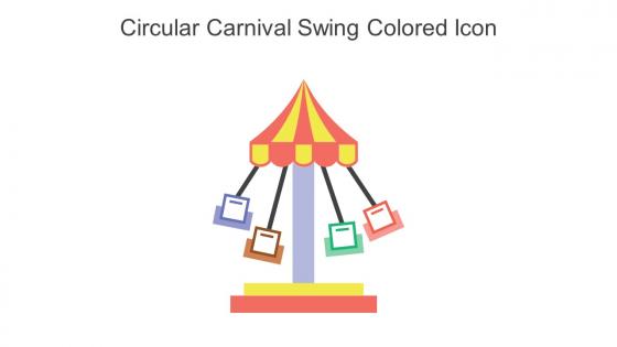 Circular Carnival Swing Colored Icon In Powerpoint Pptx Png And Editable Eps Format