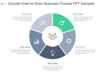 Circular chart to show business process ppt samples